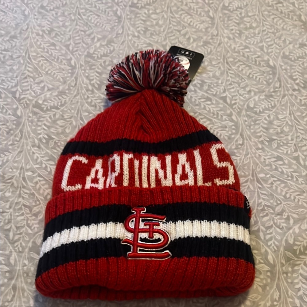 47 Brand Red and Navy‎ St. Louis Cardinals Fleece Lined Beanie